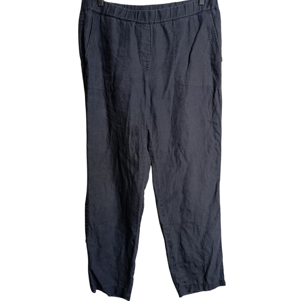 J. Jill 100% LINEN Medium Women's Capris in Grey 🩶